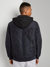 Gesteppte Bomberjacke mit Kapuze - Männer - Sky Captain Blue Gesteppte Bomberjacke mit Kapuze - Männer - Sky Captain Blue - 2 - TOM TAILOR Denim