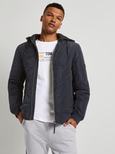 Gesteppte Bomberjacke mit Kapuze - Männer - Sky Captain Blue Gesteppte Bomberjacke mit Kapuze - Männer - Sky Captain Blue - 5 - TOM TAILOR Denim