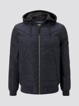 Gesteppte Bomberjacke mit Kapuze - Männer - Sky Captain Blue Gesteppte Bomberjacke mit Kapuze - Männer - Sky Captain Blue - 7 - TOM TAILOR Denim