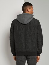 Gesteppte Bomberjacke mit Kapuze - Männer - Black Gesteppte Bomberjacke mit Kapuze - Männer - Black - 2 - TOM TAILOR Denim