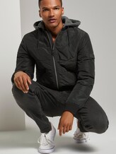 Gesteppte Bomberjacke mit Kapuze - Männer - Black Gesteppte Bomberjacke mit Kapuze - Männer - Black - 5 - TOM TAILOR Denim