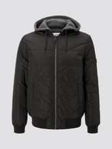 Gesteppte Bomberjacke mit Kapuze - Männer - Black Gesteppte Bomberjacke mit Kapuze - Männer - Black - 7 - TOM TAILOR Denim