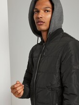 Gesteppte Bomberjacke mit Kapuze - Männer - Black Gesteppte Bomberjacke mit Kapuze - Männer - Black - 9 - TOM TAILOR Denim