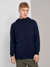 Moderner Jersey-Hoodie - Männer - Sky Captain Blue Moderner Jersey-Hoodie - Männer - Sky Captain Blue - 1 - TOM TAILOR Denim
