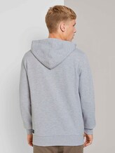 Moderner Jersey-Hoodie - Männer - Light Stone Grey Melange Moderner Jersey-Hoodie - Männer - Light Stone Grey Melange - 2 - TOM TAILOR Denim