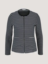 Gestreifter Blazer mit Struktur - Frauen - navy ottoman stripe Gestreifter Blazer mit Struktur - Frauen - navy ottoman stripe - 7 - TOM TAILOR