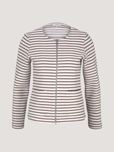 Gestreifter Blazer mit Struktur - Frauen - offwhite ottoman stripe Gestreifter Blazer mit Struktur - Frauen - offwhite ottoman stripe - 7 - TOM TAILOR