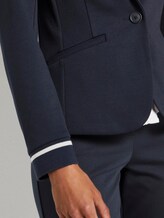 Jersey Blazer mit Ripp-Einsätzen - Frauen - Sky Captain Blue Jersey Blazer mit Ripp-Einsätzen - Frauen - Sky Captain Blue - 10 - TOM TAILOR