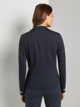 Jersey Blazer mit Ripp-Einsätzen - Frauen - Sky Captain Blue Jersey Blazer mit Ripp-Einsätzen - Frauen - Sky Captain Blue - 2 - TOM TAILOR