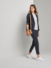 Jersey Blazer mit Ripp-Einsätzen - Frauen - Sky Captain Blue Jersey Blazer mit Ripp-Einsätzen - Frauen - Sky Captain Blue - 3 - TOM TAILOR