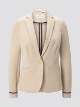 Jersey Blazer mit Ripp-Einsätzen - Frauen - cloud grey melange Jersey Blazer mit Ripp-Einsätzen - Frauen - cloud grey melange - 7 - TOM TAILOR