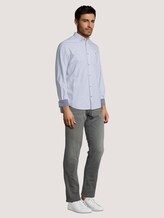 Gestreiftes Hemd mit Brusttasche - Männer - white base navy stripes Gestreiftes Hemd mit Brusttasche - Männer - white base navy stripes - 3 - TOM TAILOR