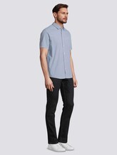 Kariertes Kurzarm-Hemd mit Brusttasche - Männer - light blue fil a fil vichy Kariertes Kurzarm-Hemd mit Brusttasche - Männer - light blue fil a fil vichy - 3 - TOM TAILOR