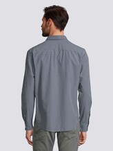 Fein Kariertes Hemd mit Brusttasche - Männer - navy grey fil a fil vichy Fein Kariertes Hemd mit Brusttasche - Männer - navy grey fil a fil vichy - 2 - TOM TAILOR