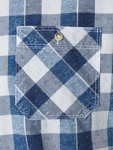 Kariertes Kurzarm-Hemd in Indigo - Männer - blue indigo dobby check Kariertes Kurzarm-Hemd in Indigo - Männer - blue indigo dobby check - 9 - TOM TAILOR