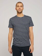 gestreiftes T-Shirt - Männer - Blue White Stripe gestreiftes T-Shirt - Männer - Blue White Stripe - 1 - TOM TAILOR