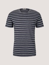 gestreiftes T-Shirt - Männer - Blue White Stripe gestreiftes T-Shirt - Männer - Blue White Stripe - 7 - TOM TAILOR