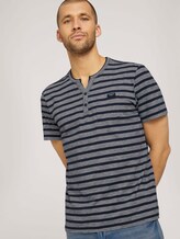 gestreiftes T-Shirt - Männer - Blue White Stripe gestreiftes T-Shirt - Männer - Blue White Stripe - 5 - TOM TAILOR