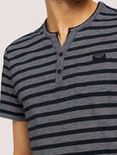 gestreiftes T-Shirt - Männer - Blue White Stripe gestreiftes T-Shirt - Männer - Blue White Stripe - 9 - TOM TAILOR