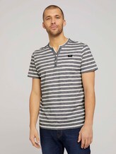 gestreiftes T-Shirt - Männer - offwhite navy striped gestreiftes T-Shirt - Männer - offwhite navy striped - 1 - TOM TAILOR