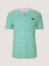 gestreiftes T-Shirt - Männer - lucite green fine stripe gestreiftes T-Shirt - Männer - lucite green fine stripe - 7 - TOM TAILOR