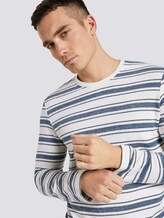 Gestreiftes Langarmshirt mit Struktur - Männer - after dark blue Gestreiftes Langarmshirt mit Struktur - Männer - after dark blue - 9 - TOM TAILOR