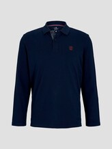 Langarm Poloshirt mit Bio-Baumwolle - Männer - Dark Blue Langarm Poloshirt mit Bio-Baumwolle - Männer - Dark Blue - 7 - TOM TAILOR