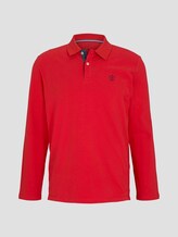 Langarm Poloshirt mit Bio-Baumwolle - Männer - Powerful Red Langarm Poloshirt mit Bio-Baumwolle - Männer - Powerful Red - 7 - TOM TAILOR