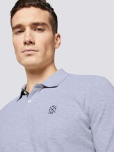 Langarm Poloshirt mit Bio-Baumwolle - Männer - Light Stone Grey Melange Langarm Poloshirt mit Bio-Baumwolle - Männer - Light Stone Grey Melange - 9 - TOM TAILOR