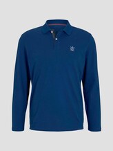 Langarm Poloshirt mit Bio-Baumwolle - Männer - after dark blue Langarm Poloshirt mit Bio-Baumwolle - Männer - after dark blue - 7 - TOM TAILOR