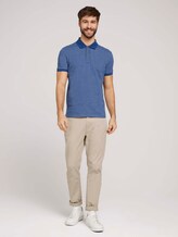 Poloshirt mit Birdseye-Muster - Männer - after dark blue Poloshirt mit Birdseye-Muster - Männer - after dark blue - 3 - TOM TAILOR