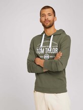 Hoodie mit Logoprint - Männer - Oak Leaf Green Hoodie mit Logoprint - Männer - Oak Leaf Green - 5 - TOM TAILOR