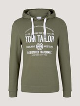 Hoodie mit Logoprint - Männer - Oak Leaf Green Hoodie mit Logoprint - Männer - Oak Leaf Green - 7 - TOM TAILOR