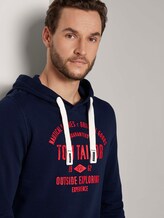 Hoodie mit Logoprint - Männer - Sky Captain Blue Hoodie mit Logoprint - Männer - Sky Captain Blue - 10 - TOM TAILOR