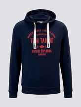 Hoodie mit Logoprint - Männer - Sky Captain Blue Hoodie mit Logoprint - Männer - Sky Captain Blue - 7 - TOM TAILOR
