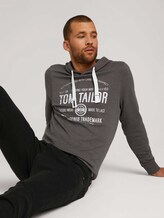 Hoodie mit Logoprint - Männer - Cyber Grey Melange Hoodie mit Logoprint - Männer - Cyber Grey Melange - 5 - TOM TAILOR