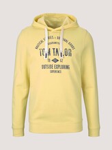 Hoodie mit Logoprint - Männer - pale straw yellow Hoodie mit Logoprint - Männer - pale straw yellow - 7 - TOM TAILOR