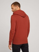 Hoodie mit Logoprint - Männer - chili oil red Hoodie mit Logoprint - Männer - chili oil red - 2 - TOM TAILOR