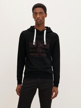 Hoodie mit Logoprint - Männer - Black Hoodie mit Logoprint - Männer - Black - 1 - TOM TAILOR