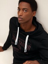 Hoodie mit Logoprint - Männer - Black Hoodie mit Logoprint - Männer - Black - 5 - TOM TAILOR
