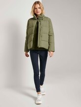 Puffer jas met opstaande kraag - Vrouwen - dull olive green Puffer jas met opstaande kraag - Vrouwen - dull olive green - 3 - TOM TAILOR Denim