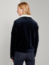 Cordjacke mit Futter und Fellkragen - Frauen - Sky Captain Blue Cordjacke mit Futter und Fellkragen - Frauen - Sky Captain Blue - 2 - TOM TAILOR Denim