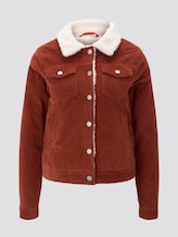 Cordjacke mit Futter und Fellkragen - Frauen - Rust Orange Cordjacke mit Futter und Fellkragen - Frauen - Rust Orange - 7 - TOM TAILOR Denim