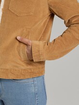 Lined corduroy jacket with fur collar - Women - fudge brown Lined corduroy jacket with fur collar - Women - fudge brown - 10 - TOM TAILOR Denim