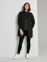 Wollmantel mit Reißverschlusstaschen - Frauen - Deep Black Wollmantel mit Reißverschlusstaschen - Frauen - Deep Black - 3 - TOM TAILOR Denim