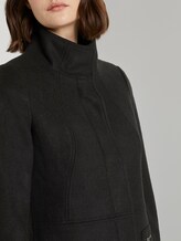 Wollmantel mit Reißverschlusstaschen - Frauen - Deep Black Wollmantel mit Reißverschlusstaschen - Frauen - Deep Black - 9 - TOM TAILOR Denim