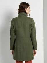 Wollmantel mit Reißverschlusstaschen - Frauen - olive green melange Wollmantel mit Reißverschlusstaschen - Frauen - olive green melange - 2 - TOM TAILOR Denim