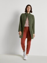 Wollmantel mit Reißverschlusstaschen - Frauen - olive green melange Wollmantel mit Reißverschlusstaschen - Frauen - olive green melange - 3 - TOM TAILOR Denim