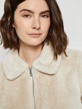 Kurze Kunstfell Jacke - Frauen - dusty beige Kurze Kunstfell Jacke - Frauen - dusty beige - 9 - TOM TAILOR Denim