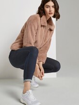 Kurze Kunstfell Jacke - Frauen - rose fake fur Kurze Kunstfell Jacke - Frauen - rose fake fur - 5 - TOM TAILOR Denim
